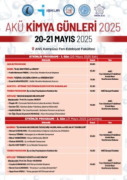 “AKÜ Kimya Günleri 2025” Etkinliği