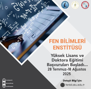 2025-2026 Eğitim Öğretim Yılı Güz Yarıyılı Lisansüstü Öğrenci Alım Şartları ve Kontenjanları Hakkında