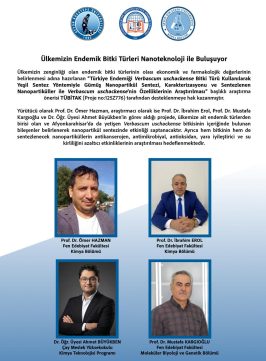 Öğretim Üyelerimizin TÜBİTAK 1002-A Proje Başarısı